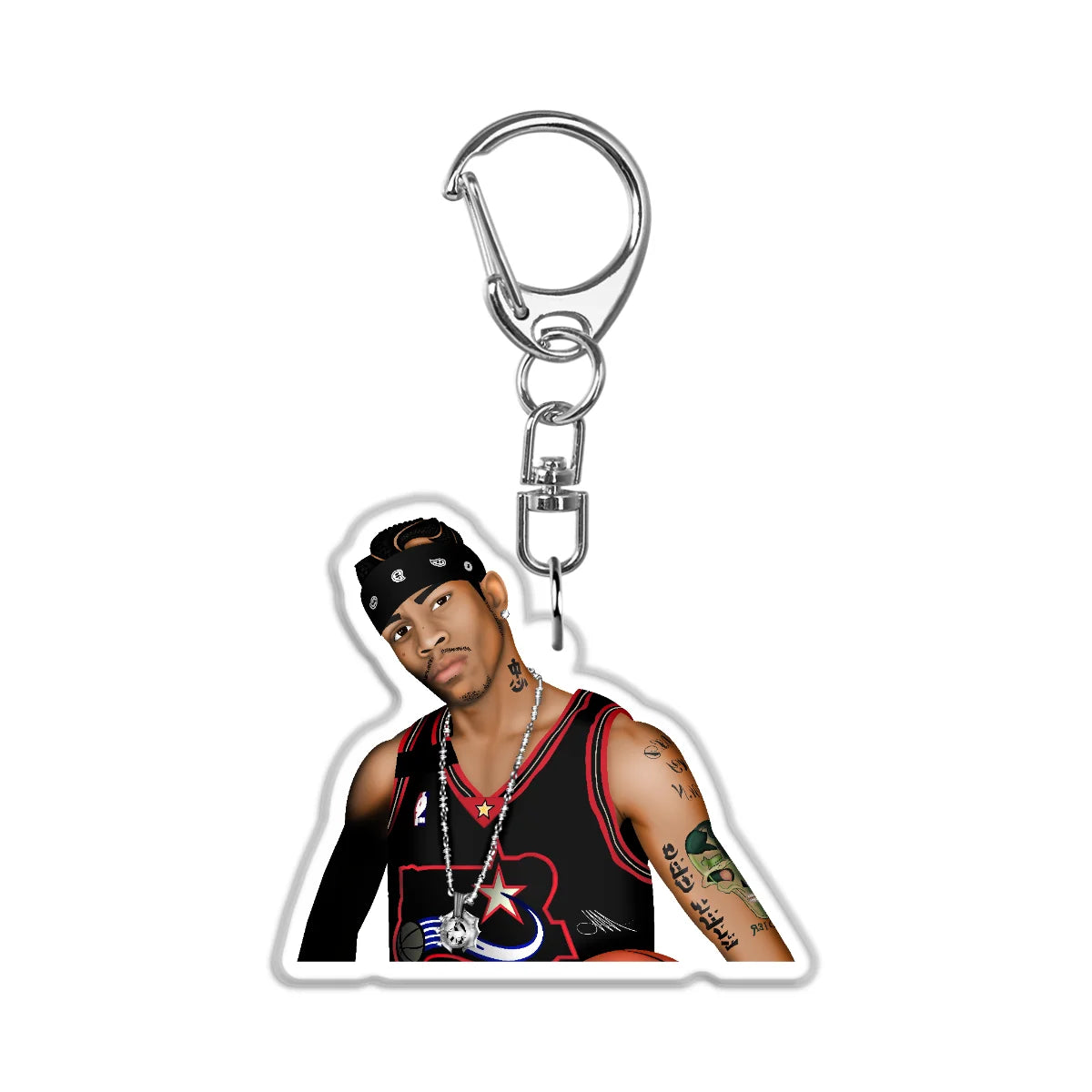 The Answer Epoxy Keychain