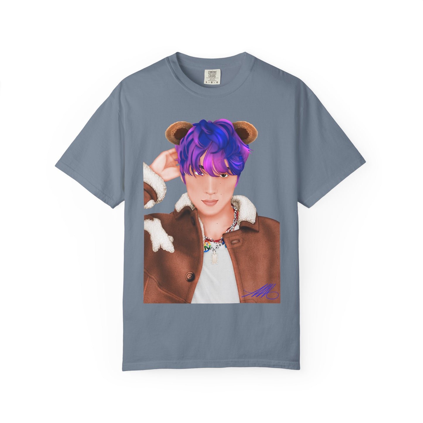 Haechan fan art T-Shirt PNG Teddy bear version