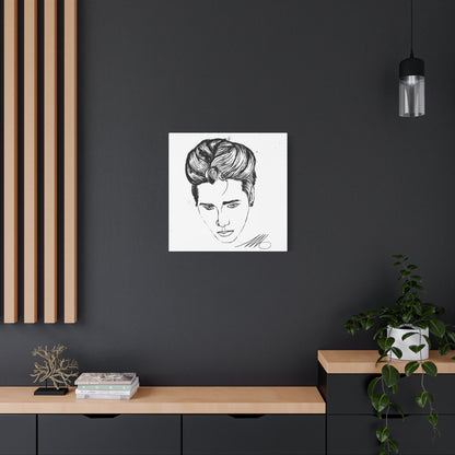 JW fanart Sketch on Matte Stretched Canvas