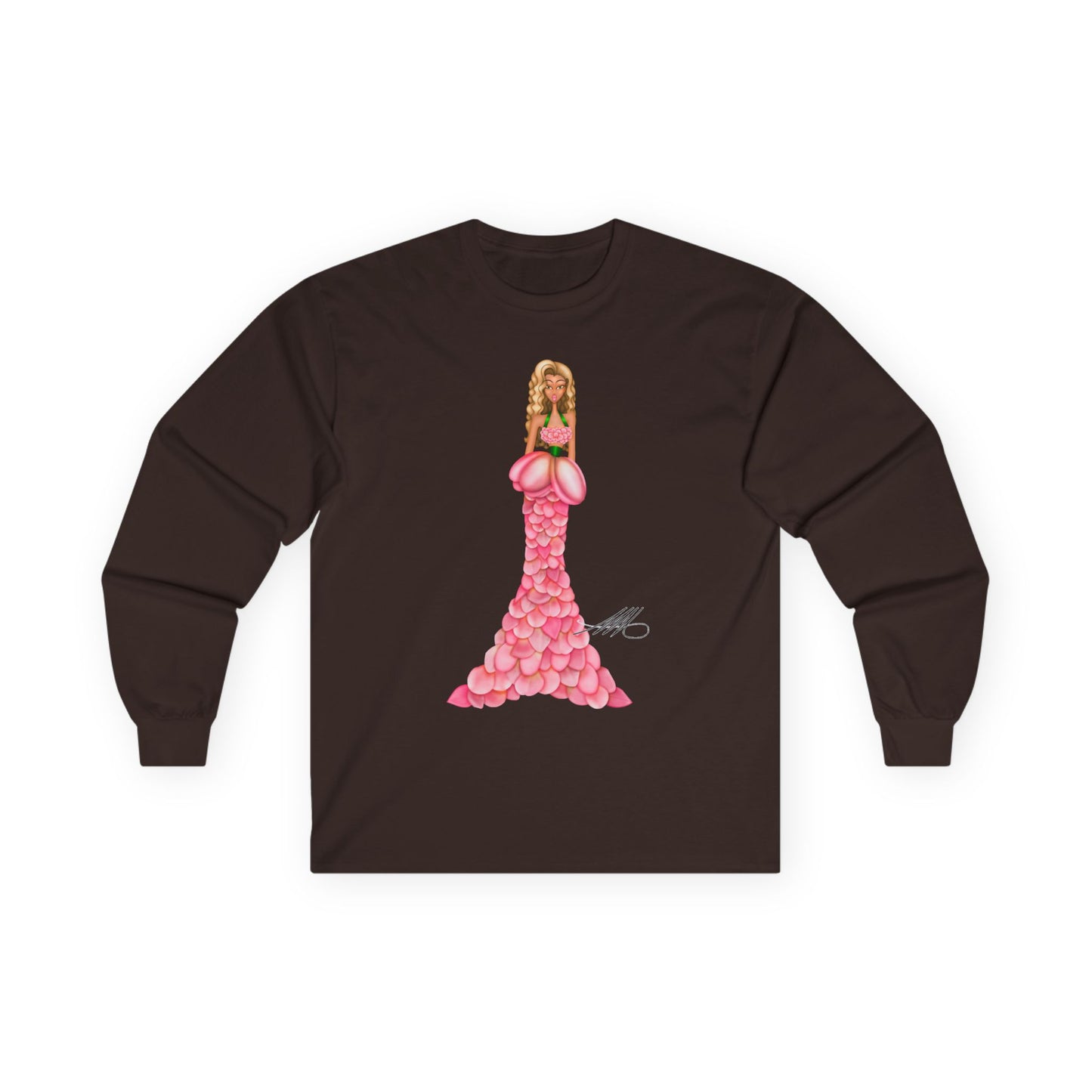 Jazmine's Petal Gown Long Sleeve T-Shirt