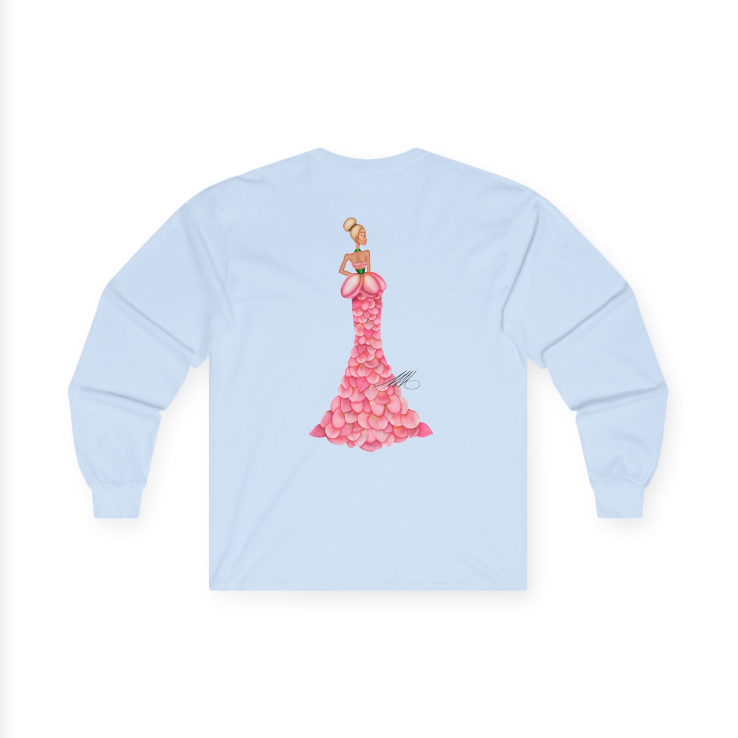 Jazmine's Petal Gown Long Sleeve T-Shirt