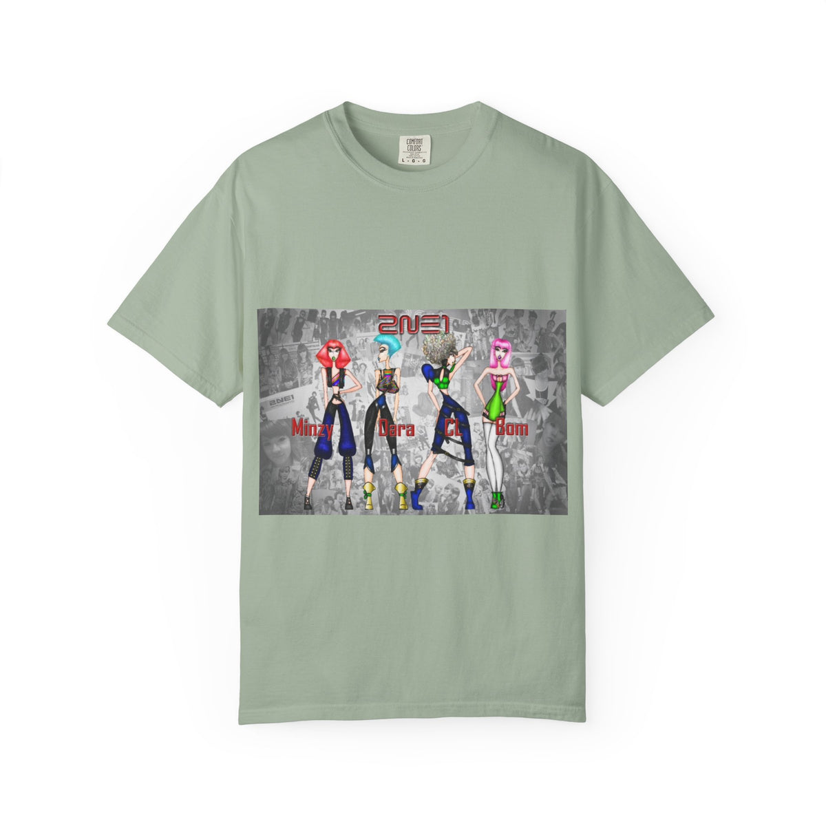 Anime-Inspired Fashion Characters Graphic T-Shirt