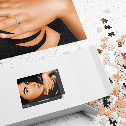 Glamorous Woman Portrait Jigsaw Puzzle