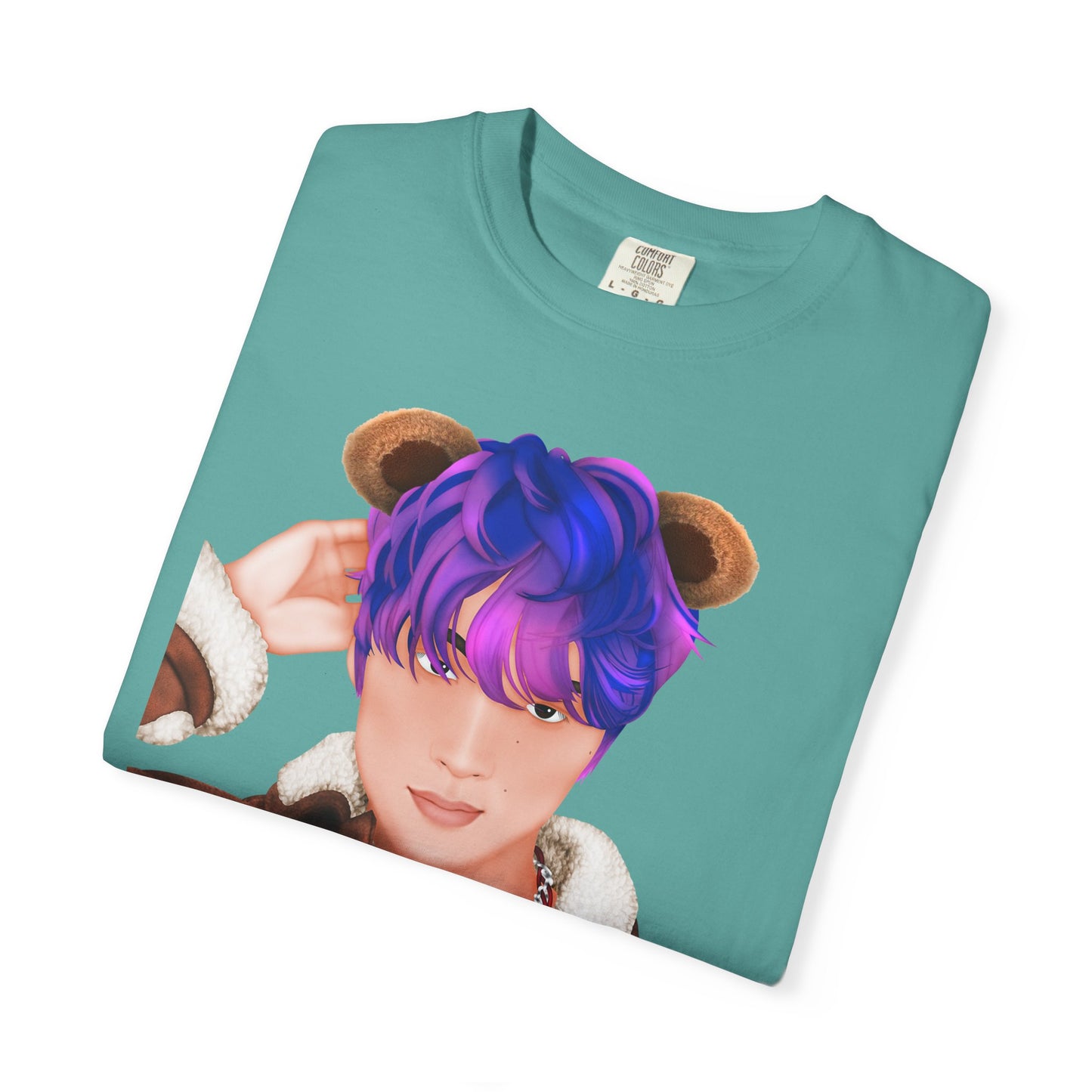 Haechan fan art T-Shirt PNG Teddy bear version