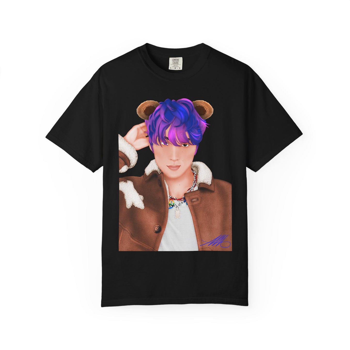 Haechan fan art T-Shirt PNG Teddy bear version
