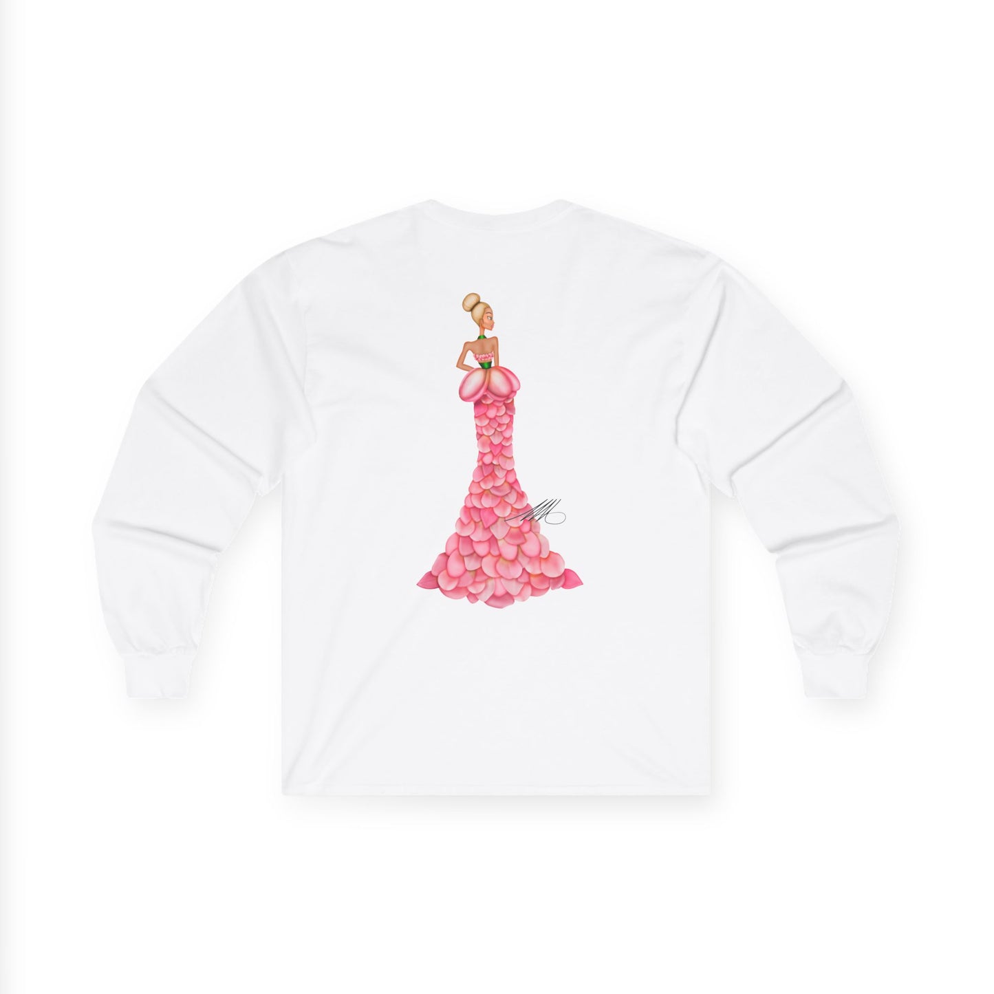 Jazmine's Petal Gown Long Sleeve T-Shirt