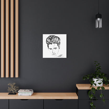 JW fanart Sketch on Matte Stretched Canvas