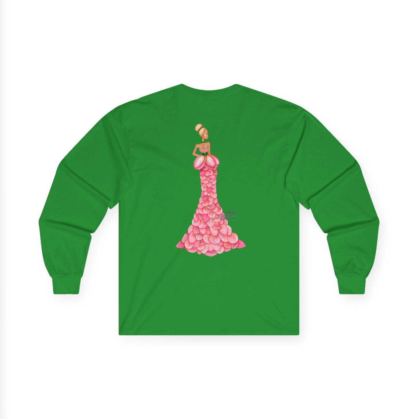 Jazmine's Petal Gown Long Sleeve T-Shirt