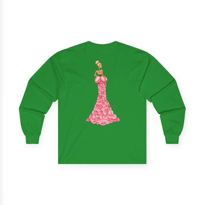 Jazmine's Petal Gown Long Sleeve T-Shirt
