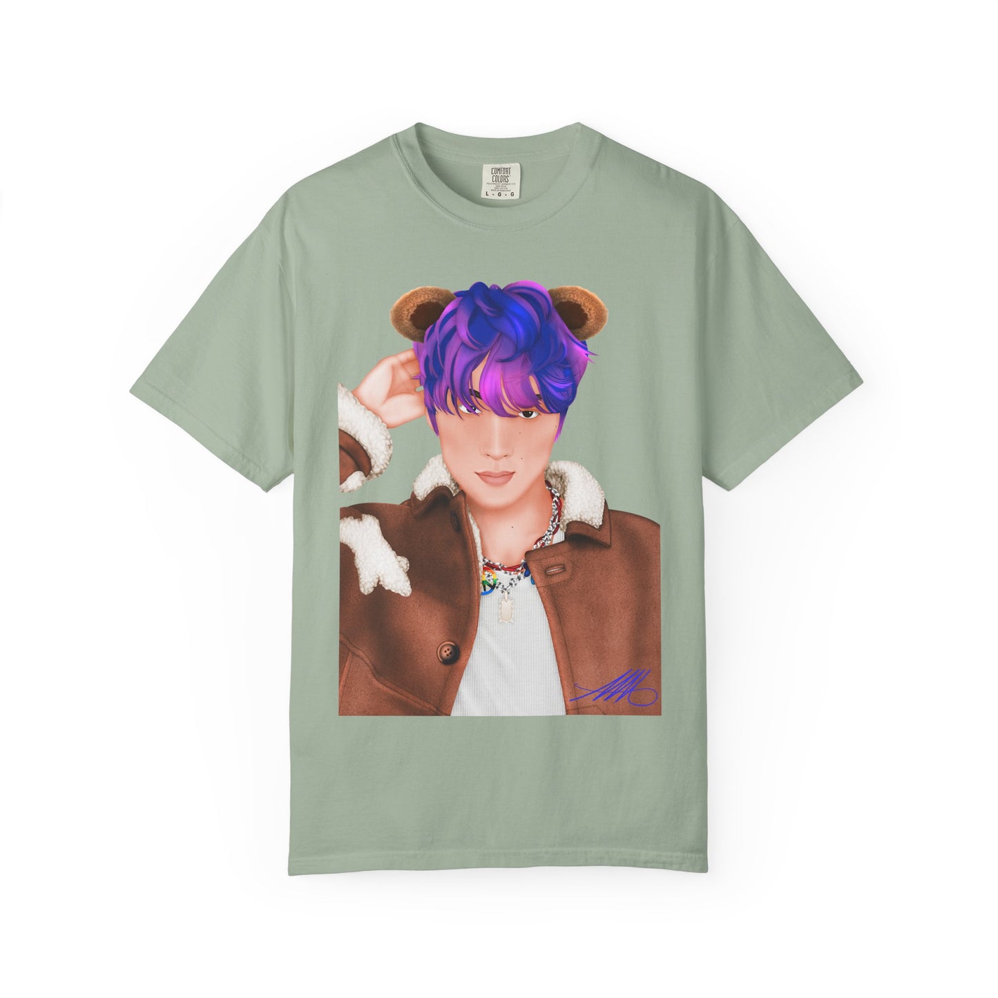 Haechan fan art T-Shirt PNG Teddy bear version