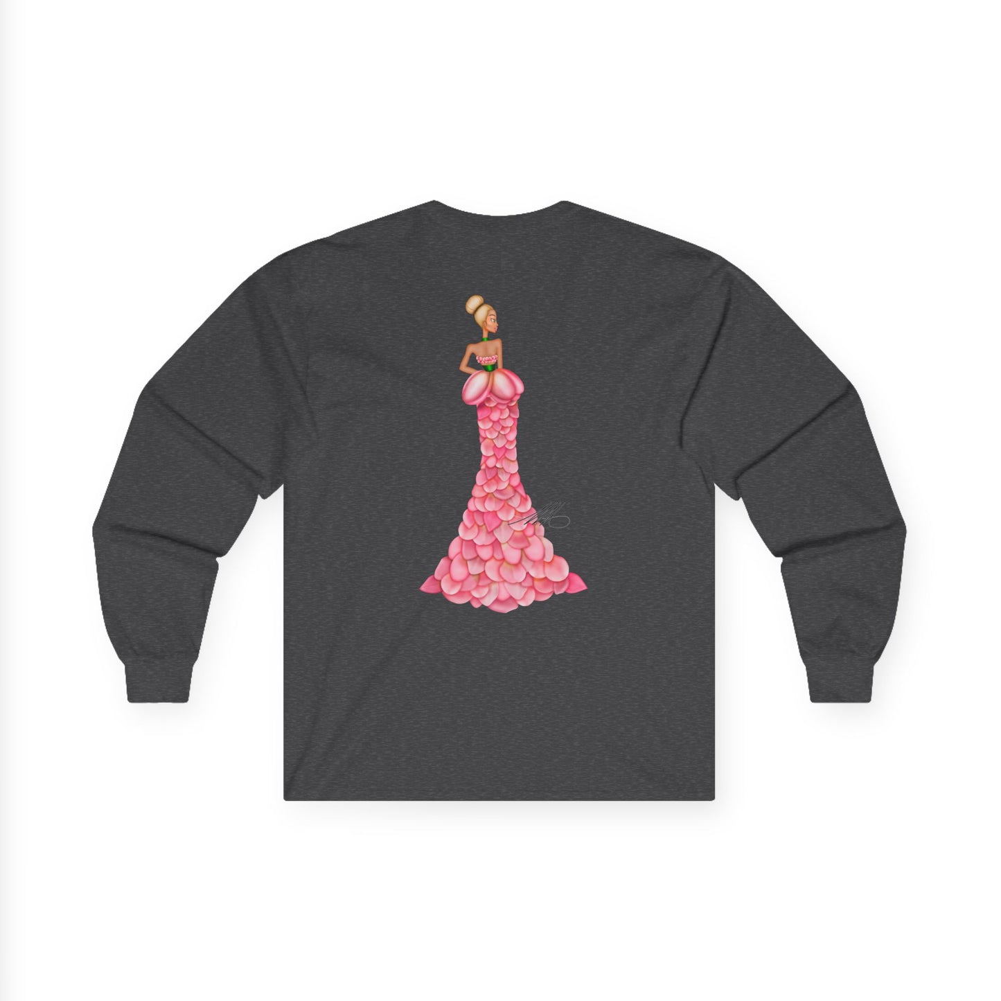Jazmine's Petal Gown Long Sleeve T-Shirt