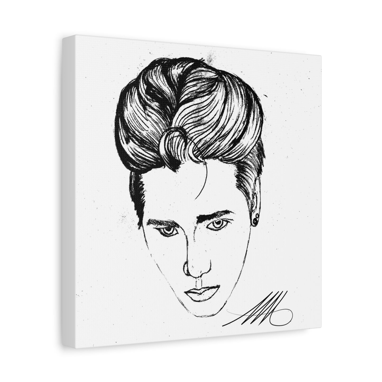 JW fanart Sketch on Matte Stretched Canvas