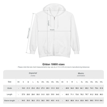 AprilnDrew Unisex Full Zip Hooded Sweatshirt