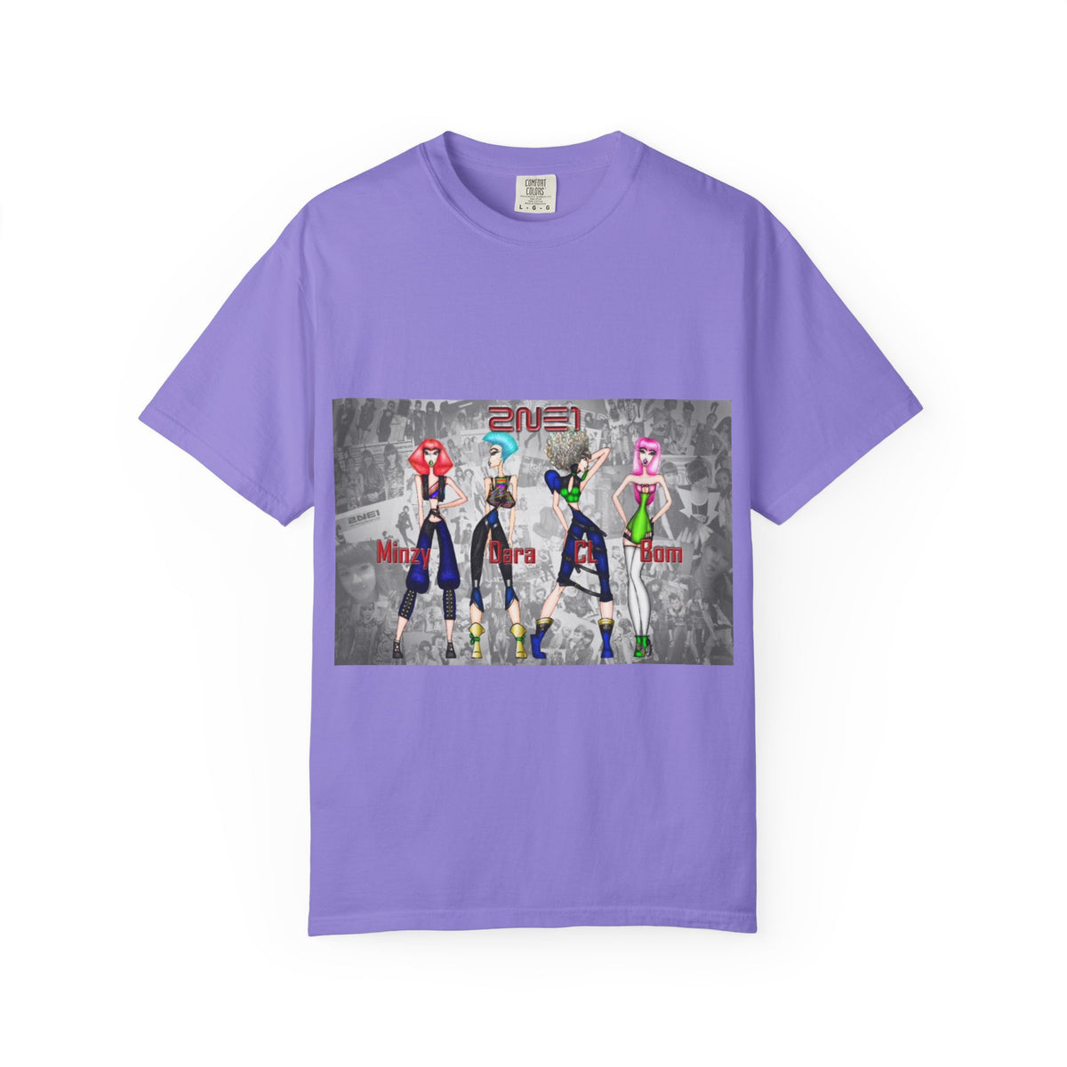 Anime-Inspired Fashion Characters Graphic T-Shirt
