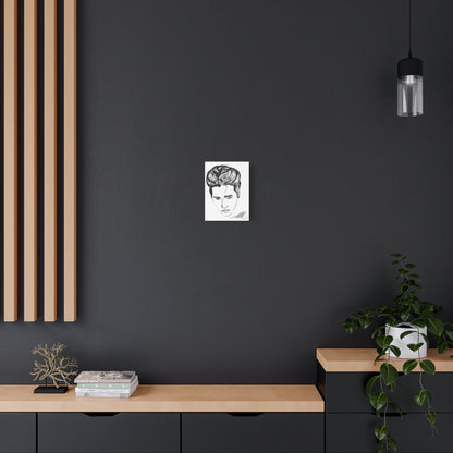 JW fanart Sketch on Matte Stretched Canvas