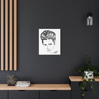 JW fanart Sketch on Matte Stretched Canvas