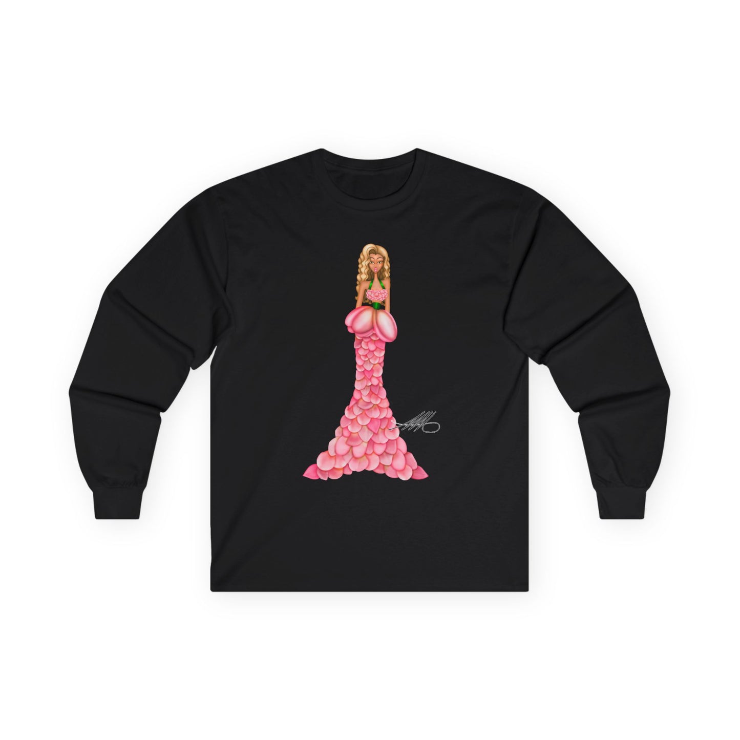 Jazmine's Petal Gown Long Sleeve T-Shirt