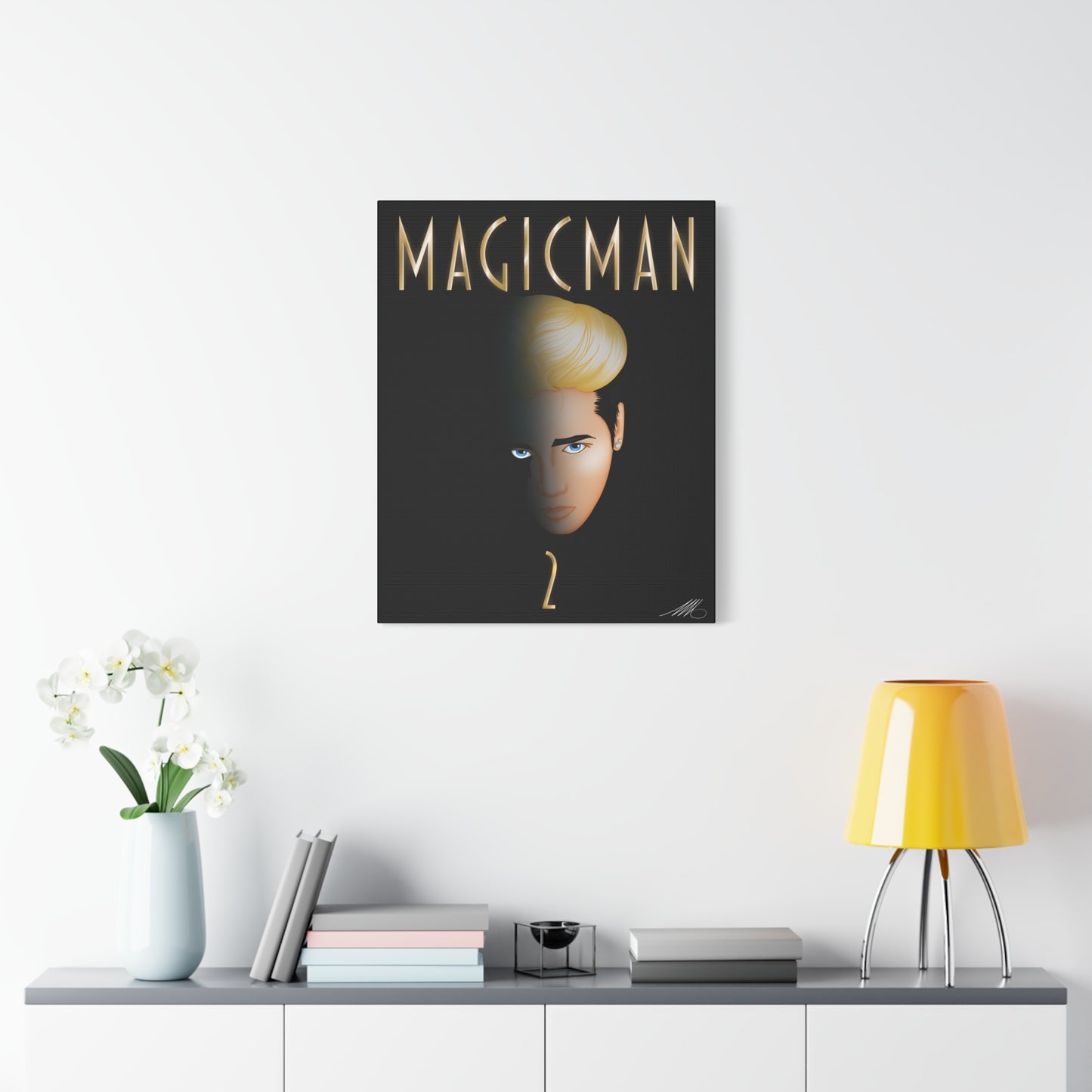 JW Magic Man 2 Fanart on Canvas