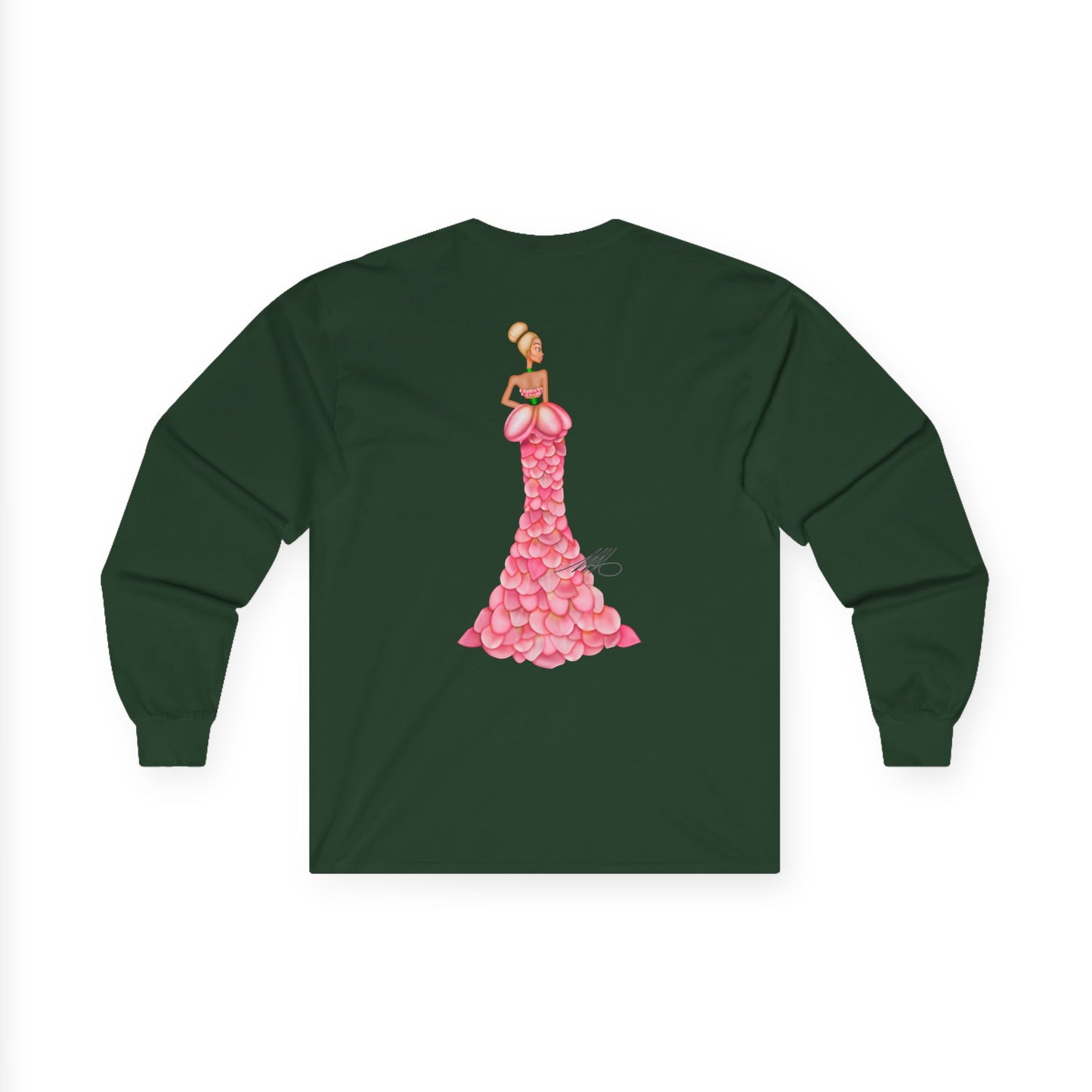 Jazmine's Petal Gown Long Sleeve T-Shirt