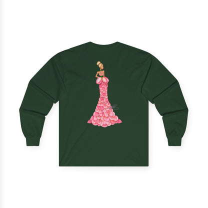 Jazmine's Petal Gown Long Sleeve T-Shirt
