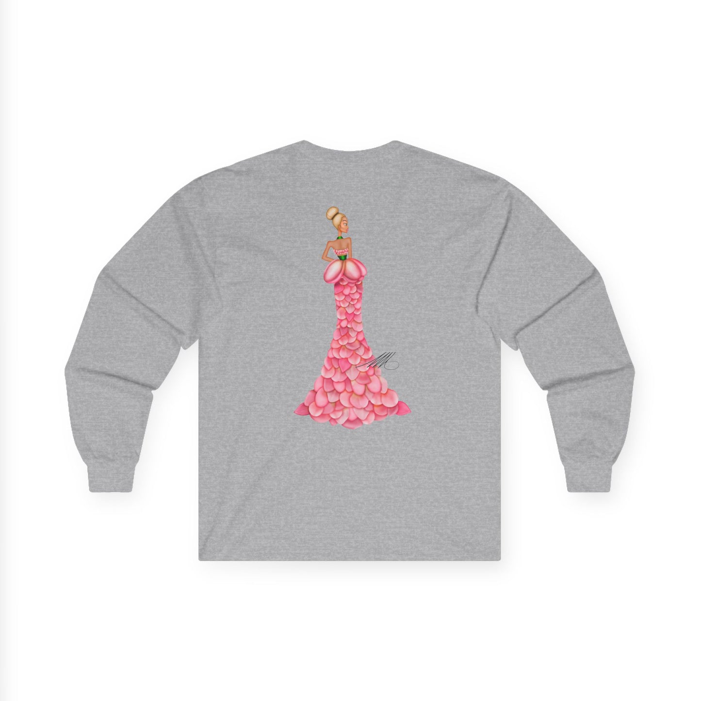 Jazmine's Petal Gown Long Sleeve T-Shirt