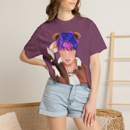 Haechan fan art T-Shirt PNG Teddy bear version