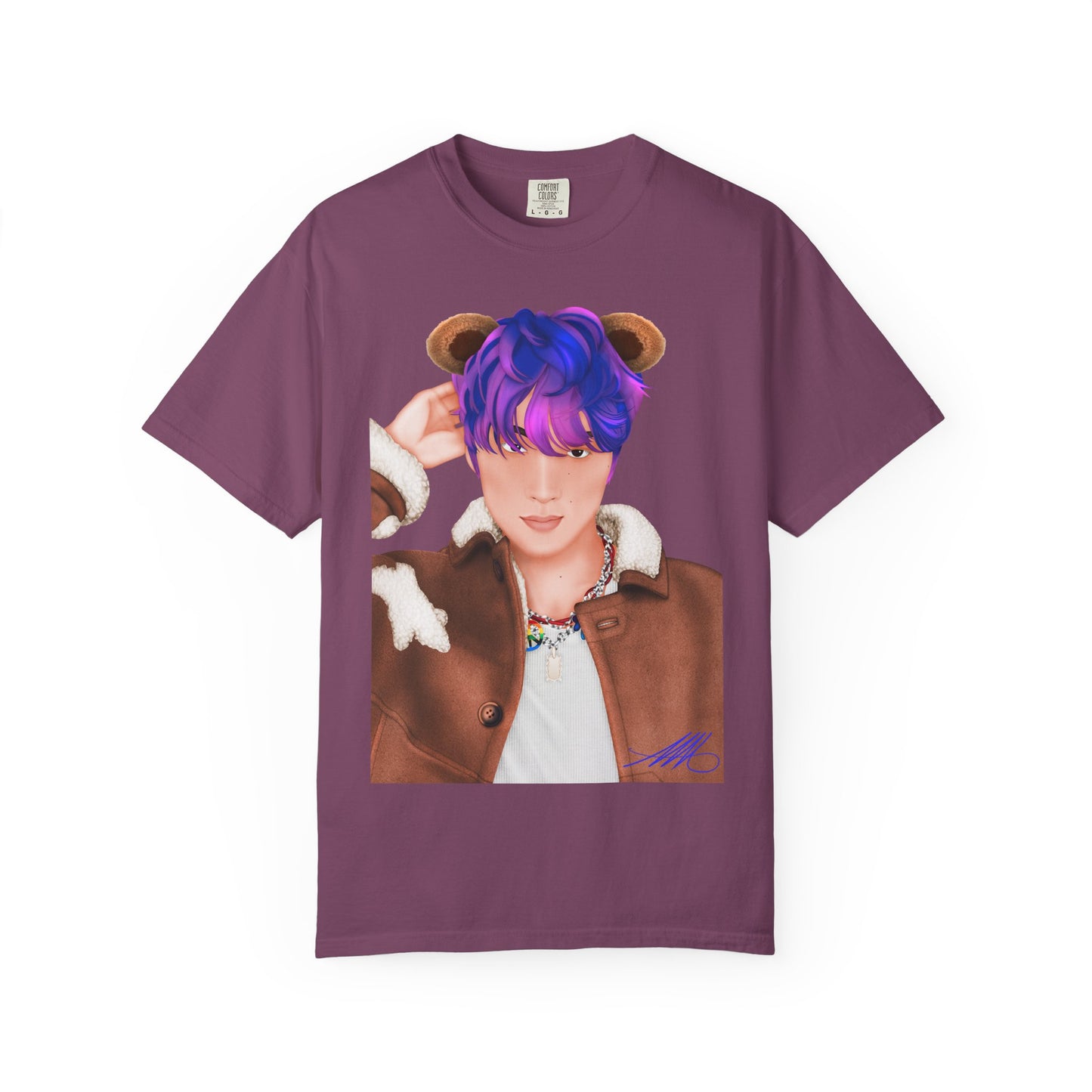 Haechan fan art T-Shirt PNG Teddy bear version