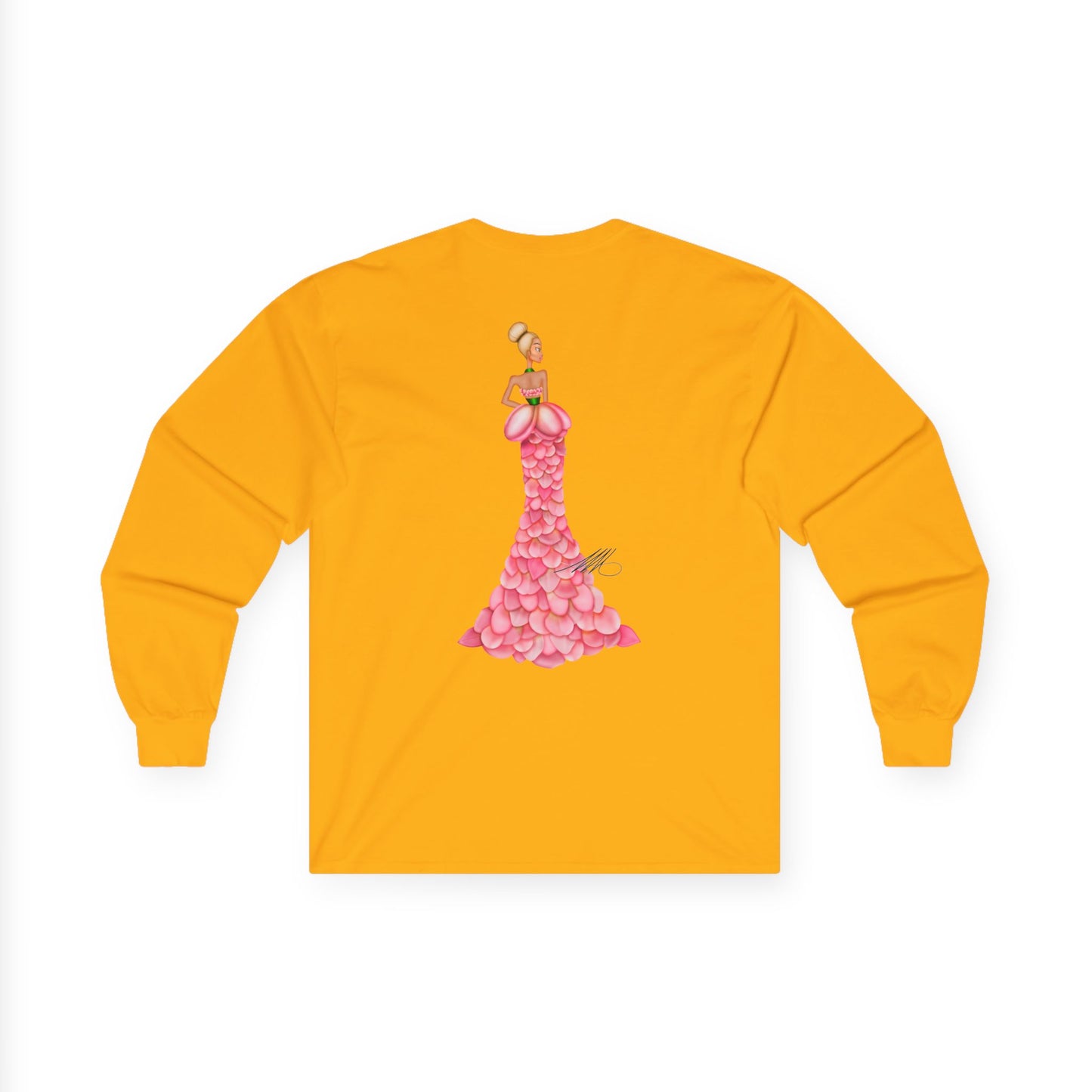 Jazmine's Petal Gown Long Sleeve T-Shirt