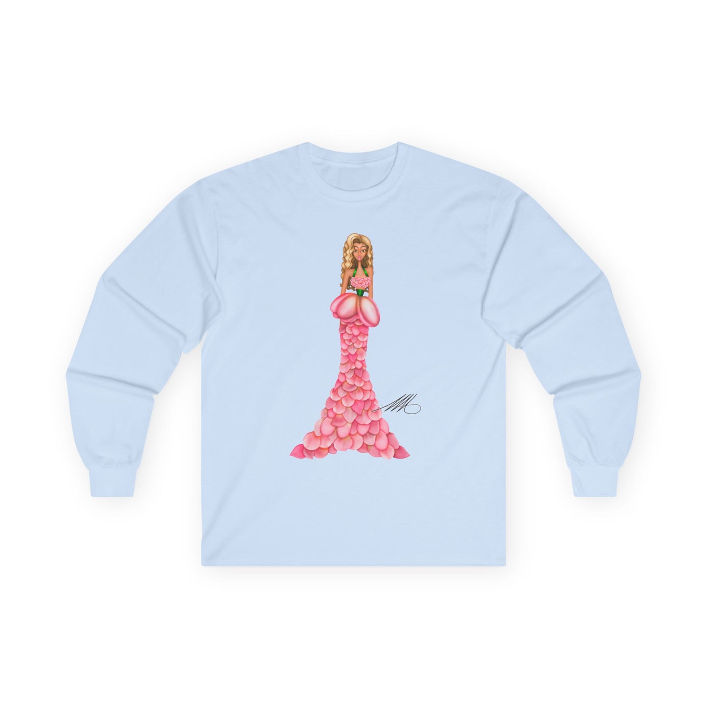 Jazmine's Petal Gown Long Sleeve T-Shirt