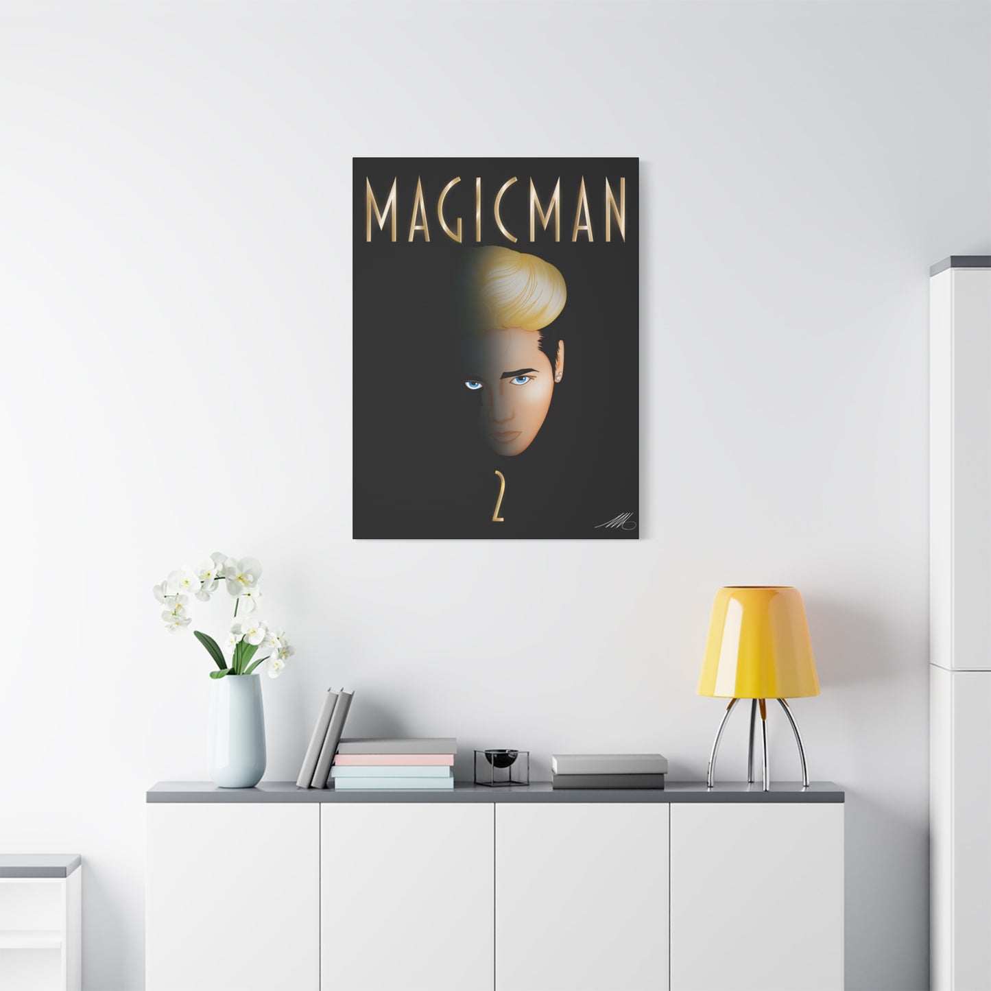 JW Magic Man 2 Fanart on Canvas