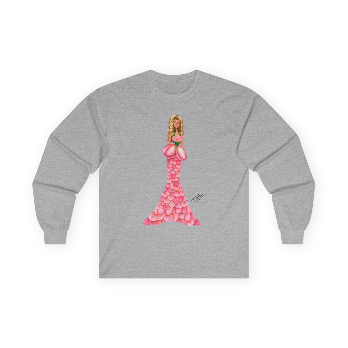 Jazmine's Petal Gown Long Sleeve T-Shirt
