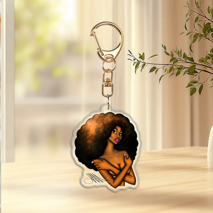 Coco Butter Epoxy Keychain