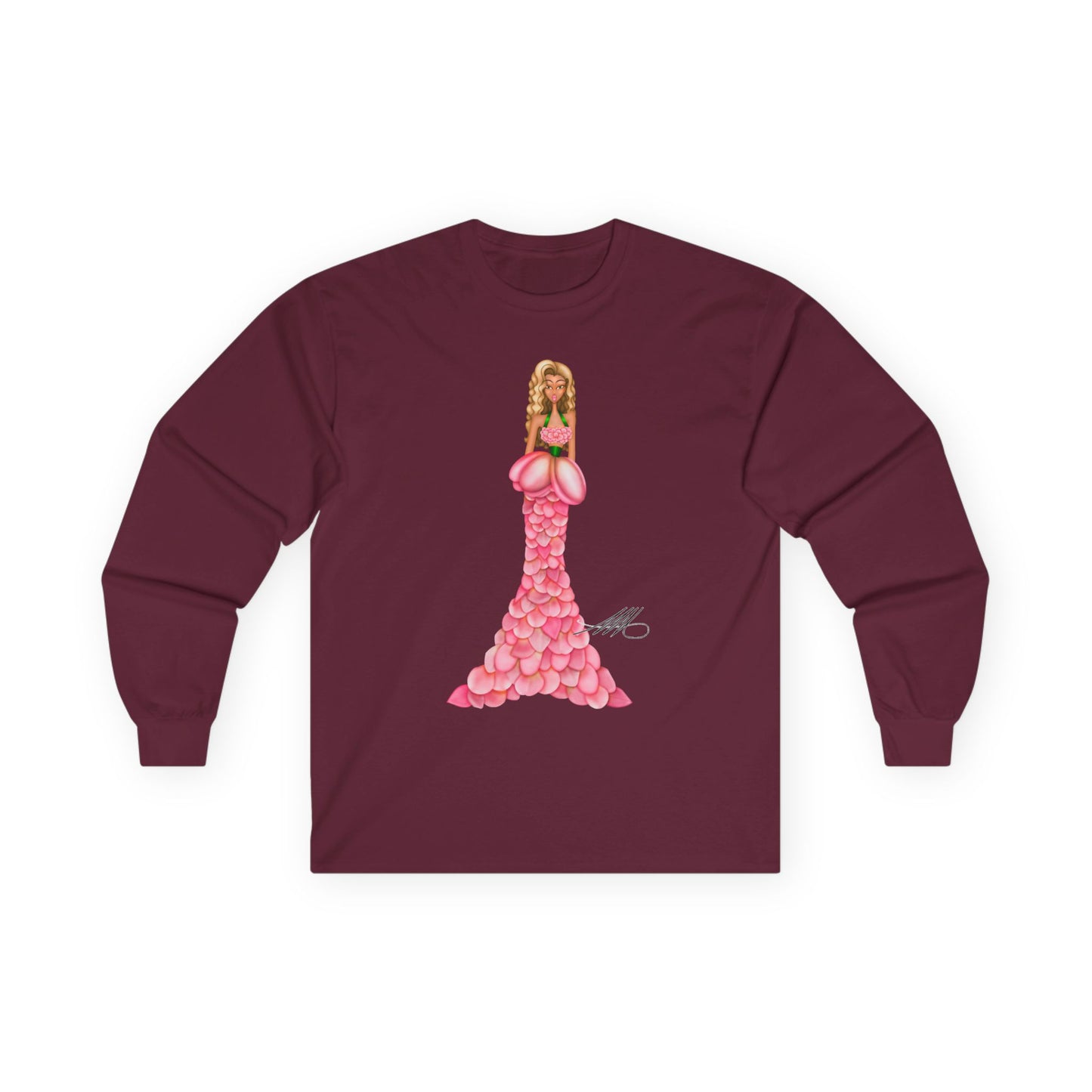 Jazmine's Petal Gown Long Sleeve T-Shirt