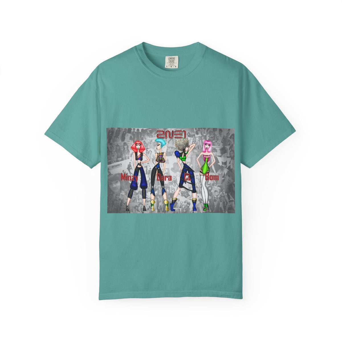 Anime-Inspired Fashion Characters Graphic T-Shirt