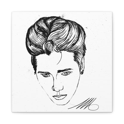 JW fanart Sketch on Matte Stretched Canvas
