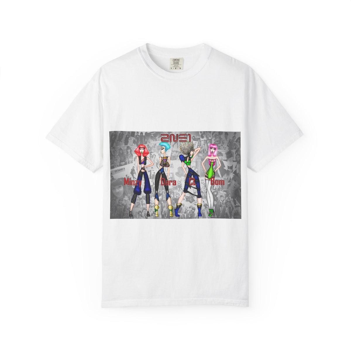 Anime-Inspired Fashion Characters Graphic T-Shirt