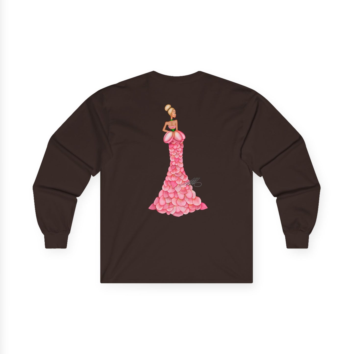 Jazmine's Petal Gown Long Sleeve T-Shirt