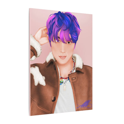Haechan Fanart Matte Stretched Canvas