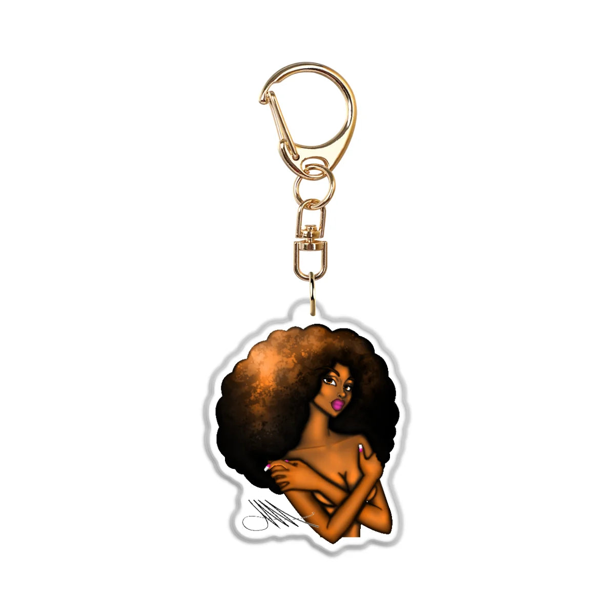 Coco Butter Epoxy Keychain