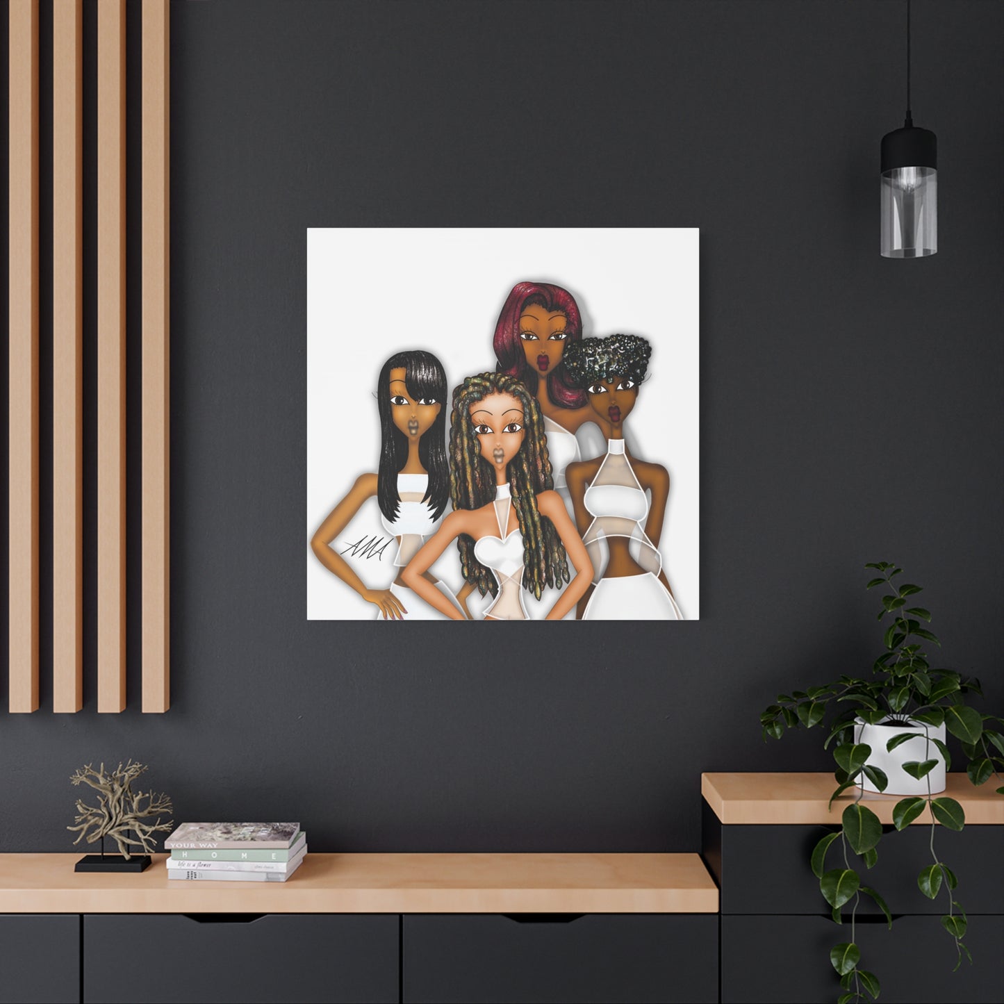 Destiny Album Cover Fanart on Canvas