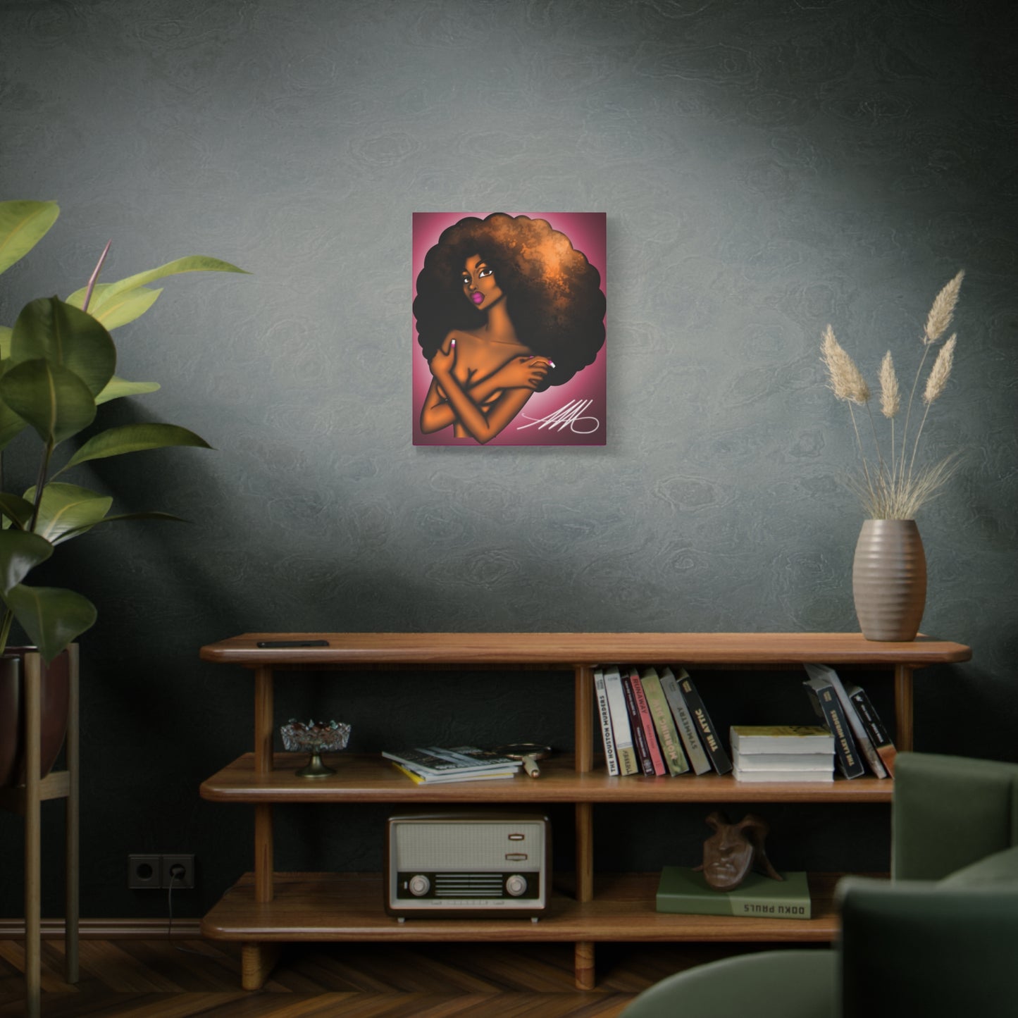 Coco Butter on Matte Canvas, 1.25"