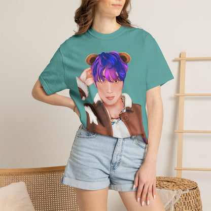 Haechan fan art T-Shirt PNG Teddy bear version