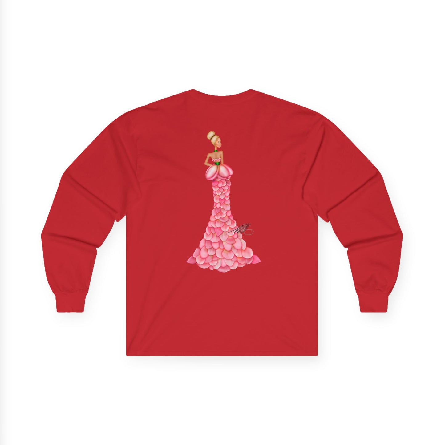 Jazmine's Petal Gown Long Sleeve T-Shirt
