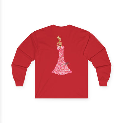 Jazmine's Petal Gown Long Sleeve T-Shirt