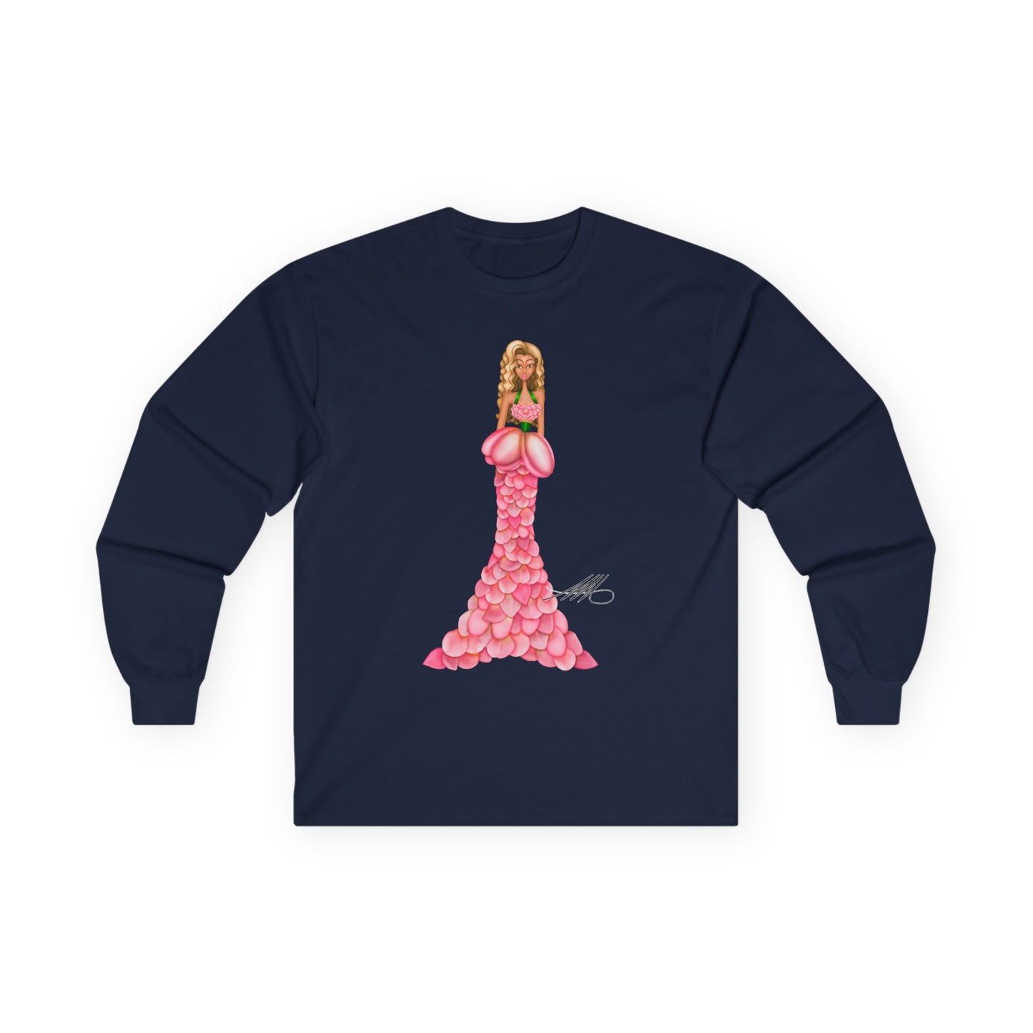 Jazmine's Petal Gown Long Sleeve T-Shirt