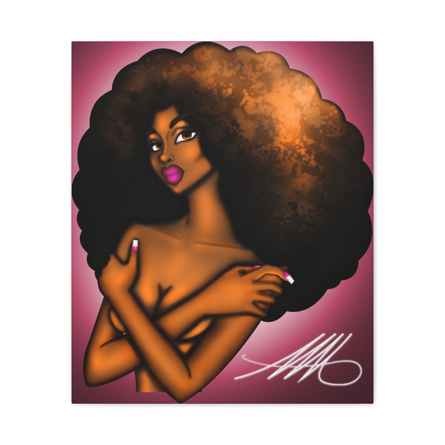 Coco Butter on Matte Canvas, 1.25"
