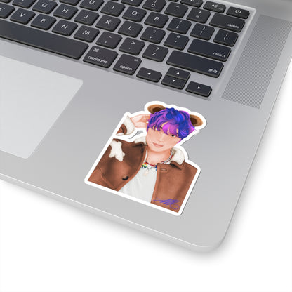 Haechan Kiss-Cut Vinyl Sticker "Teddy Bear" version