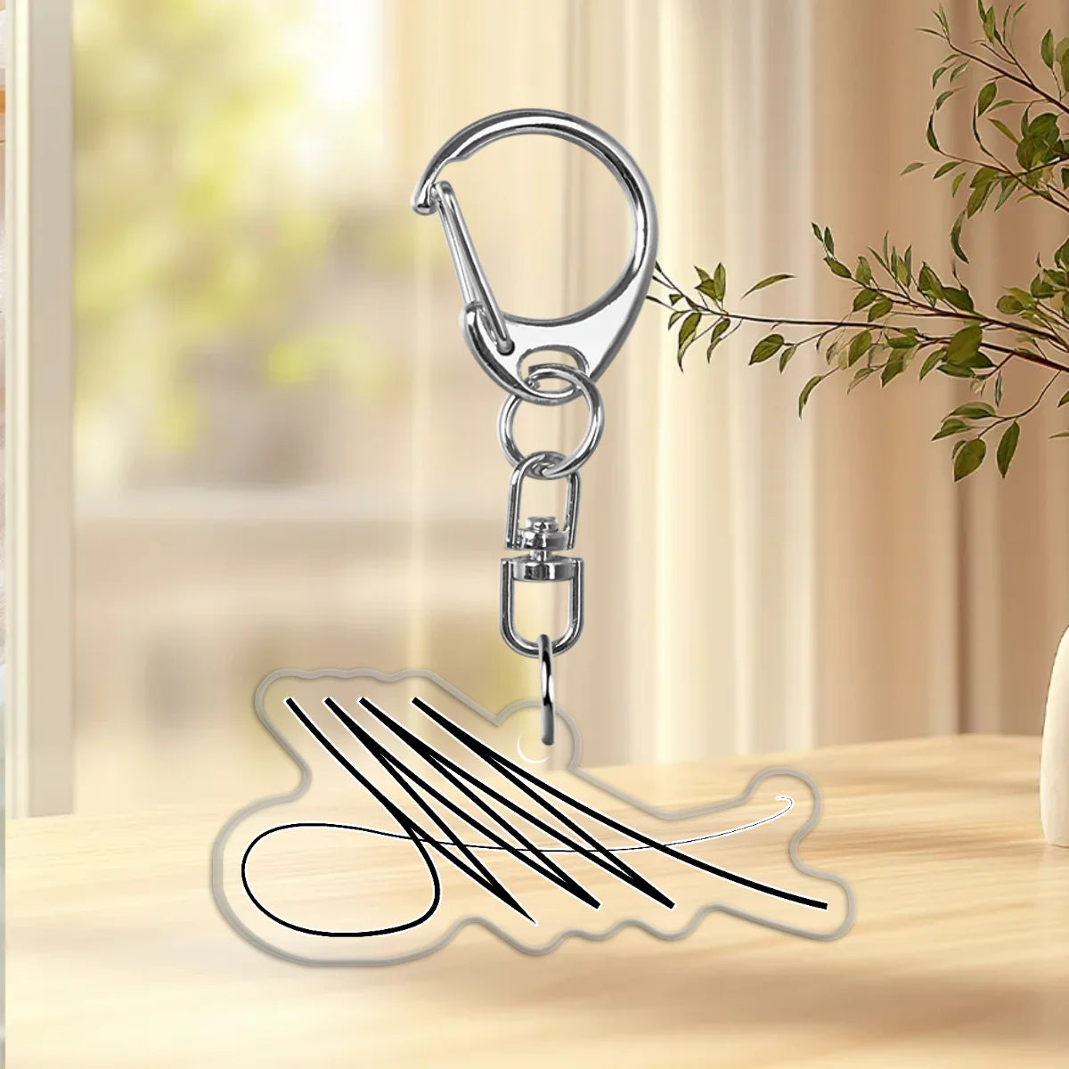 AprilnDrew Epoxy Keychain