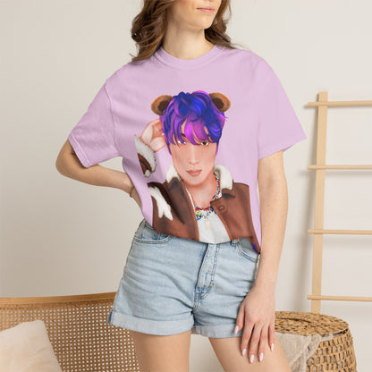 Haechan fan art T-Shirt PNG Teddy bear version
