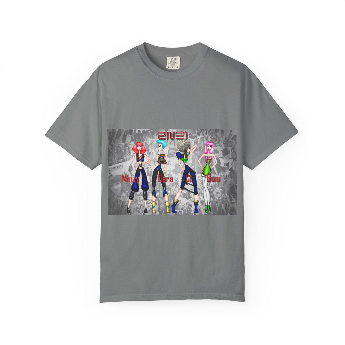 Anime-Inspired Fashion Characters Graphic T-Shirt